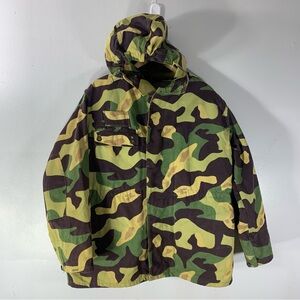 Vintage 60s Czech army military salamander mlok camo VZ60 combat jacket